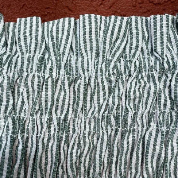 TopShop Gray and Terracotta Smocked Dress - Picture 7 of 7